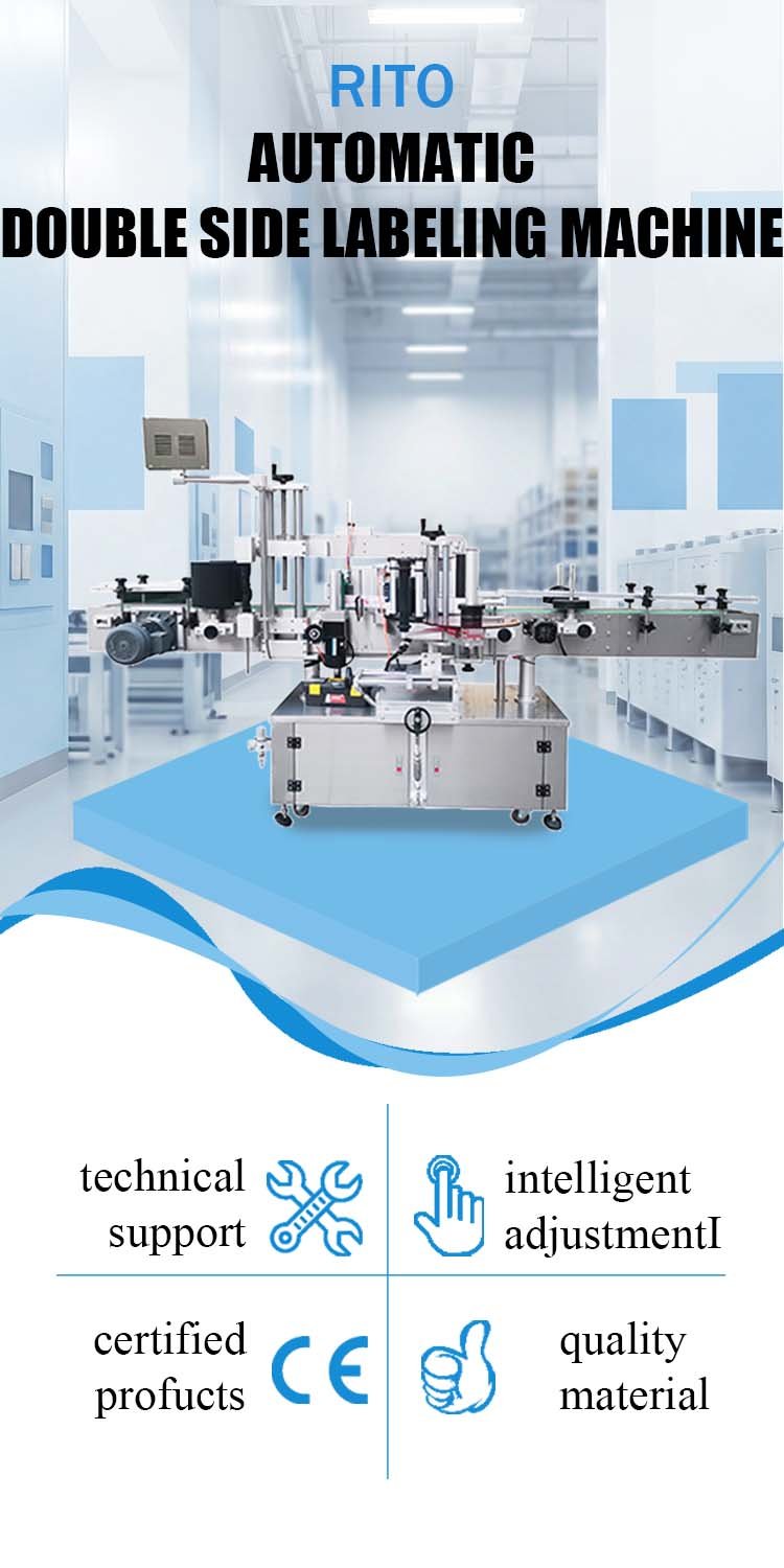 Labelling Sandar Machine Double side labeling machine – Rito – Expert Liquid Filling Automation ...