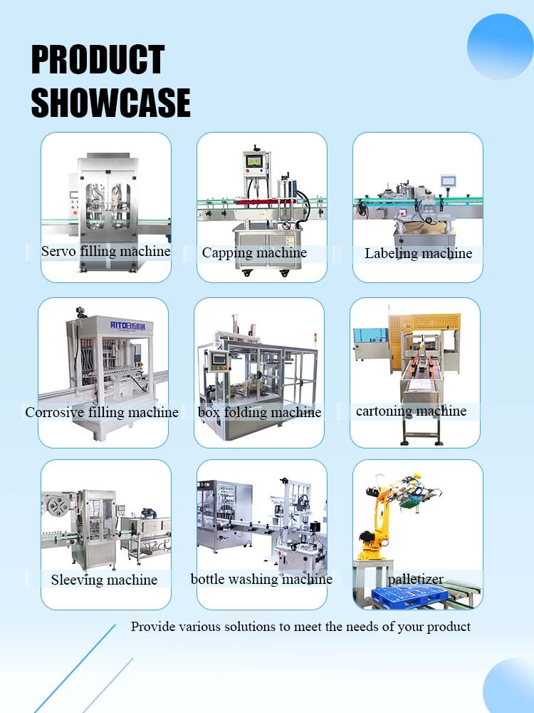 Showcase of additional packaging equipment products