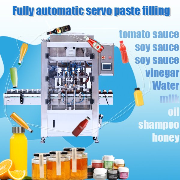 Fully automatic servo paste filling