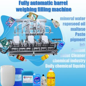 Fully automatic barrel weighing filling machine
