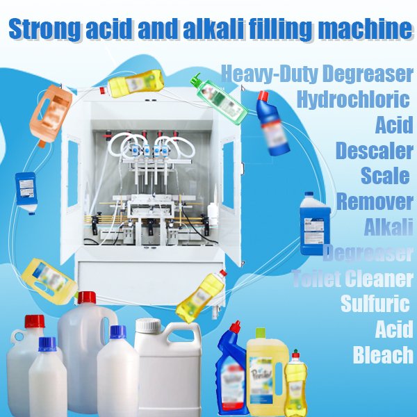 Strong acid and alkali filling  machine
