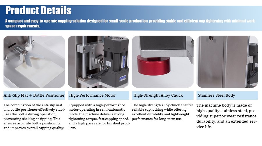 Computer Capping Desktop Capping Machine – Rito – Expert Liquid Filling Automation ...