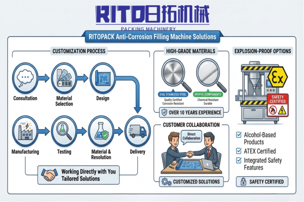 RITOPACK engineer consulting with a client