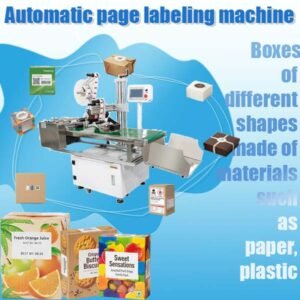 Automatic Page Labeling Machine for Flat Products