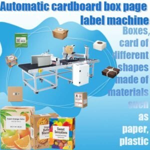 Automatic Cardboard Box Page Labeling Machine