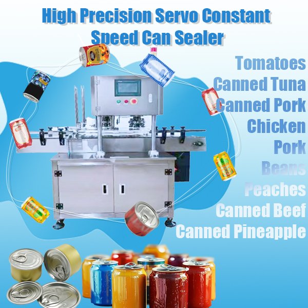 High Precision Servo Constant Speed Can Sealer