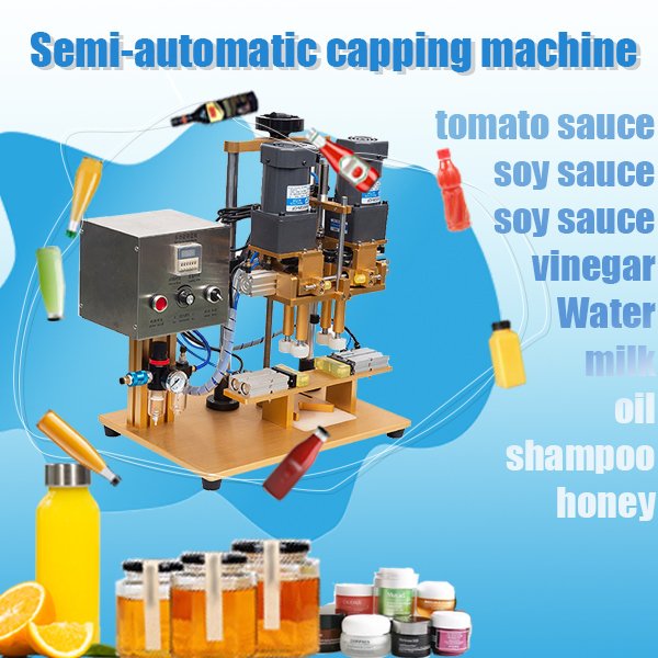 Semi-automatic capping machine