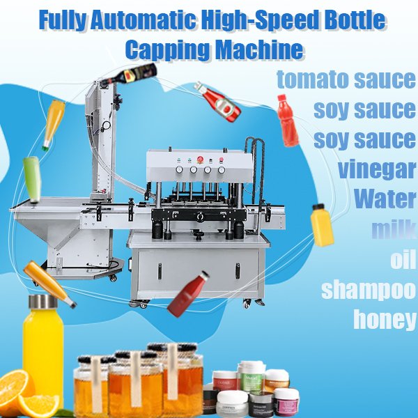 Fully Automatic High-Speed Bottle Capping Machine