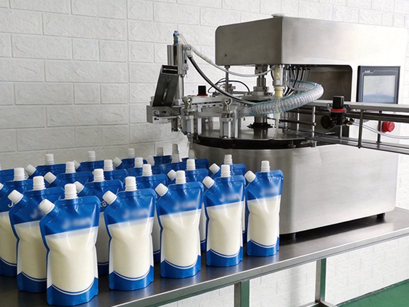 Fill Up Machine Desktop Rotary Stand-Up Pouch Filling & Capping Machine 着陆页 - Rito ...