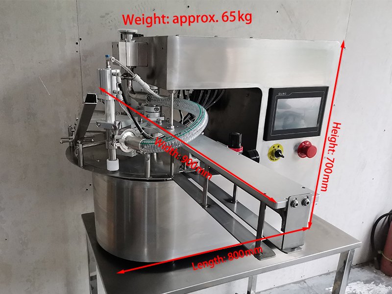 Filling Machine Rack Desktop Rotary Stand-Up Pouch Filling & Capping Machine 着陆页 - Rito ...