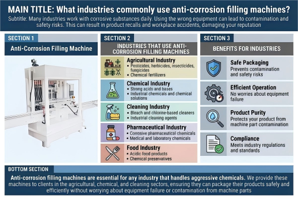 A production line for agricultural chemicals