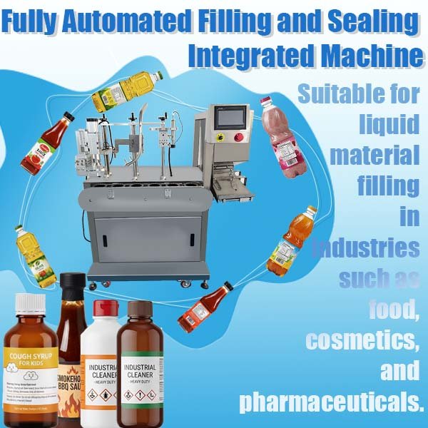 All-in-One Automatic Bottle Feeding Filling and Capping Machine