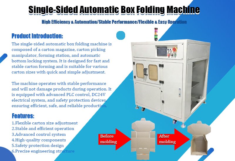 Single-Sided Automatic Box Folding Machine – Rito – Expert Liquid ...