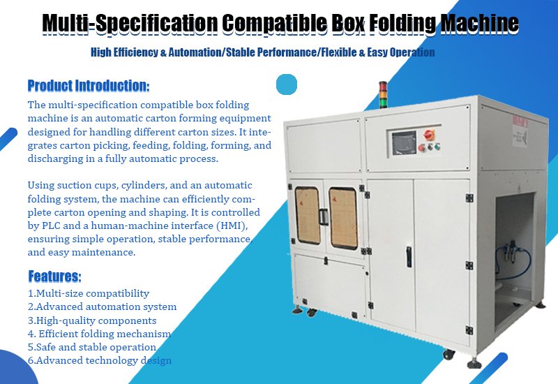 Multi-Specification Compatible Box Folding Machine – Rito – Expert ...