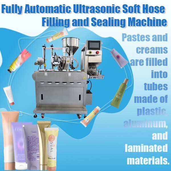 Fully Automatic Ultrasonic  Soft Hose Filling and Sealing Machine