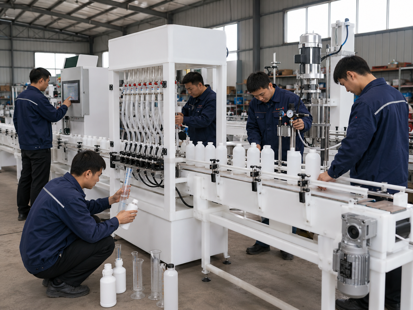 Corrosive Filling Machine Testing
