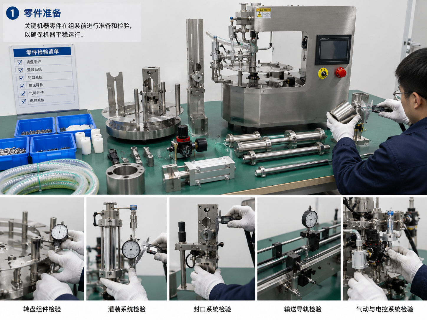 Machine Parts Processing And Workshop