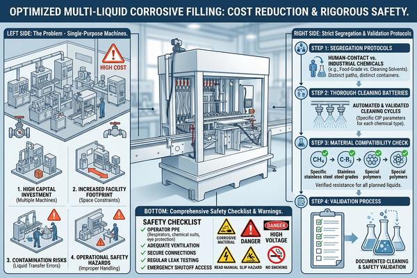 A corrosion-resistant filling machine with stainless steel components