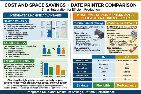 Comparison of different date printing technologies