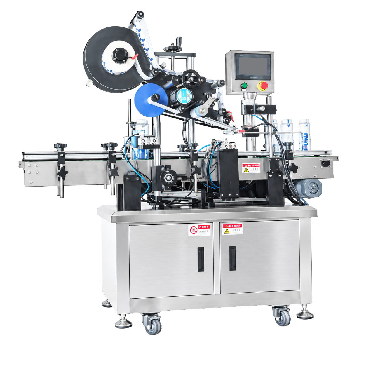 Right Angle Box Labeling Machine Round Bottle Right Angle Labeling Machine | RITO